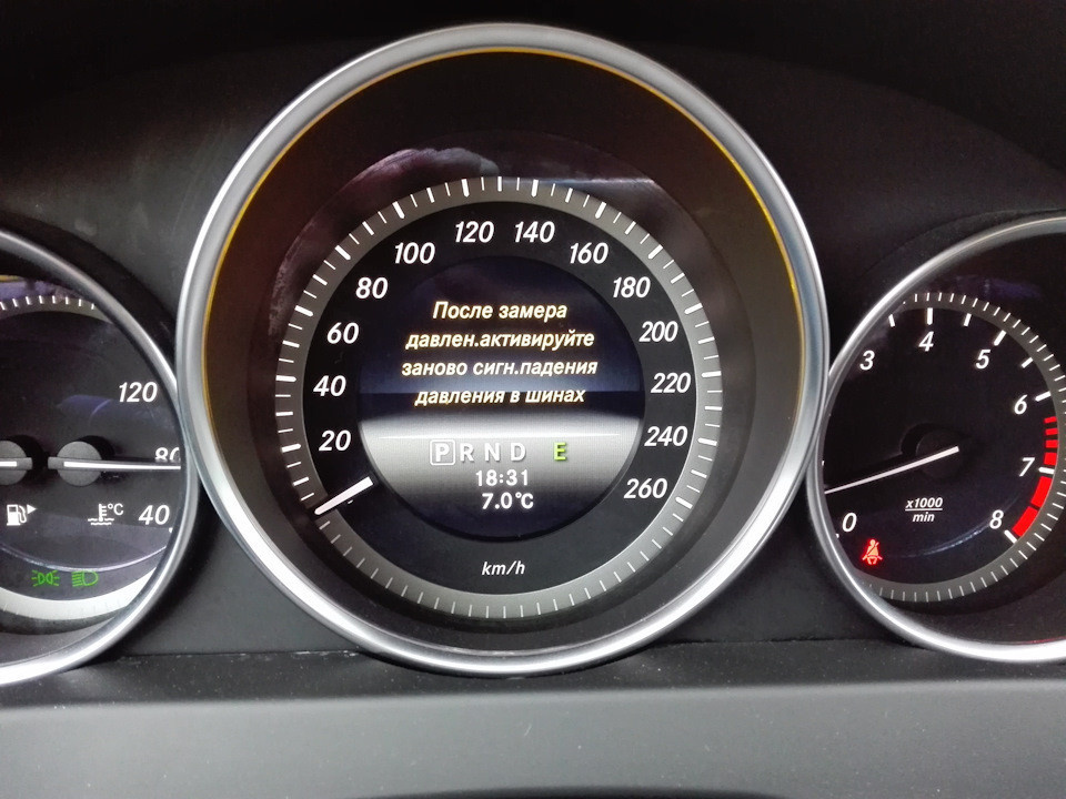 Mercedes c-class с 2007 года, инструкция по снятию датчика давления онлайн
