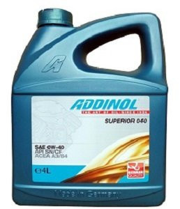 АДДИНОЛ Супериор 040 SAE 0W-40