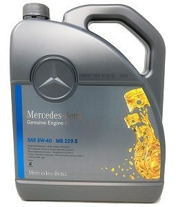 Оригинальное моторное масло Mercedes Benz 5W40 MB229.5