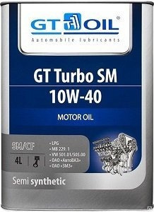 Масло GT Turbo Oil SM 10W-40