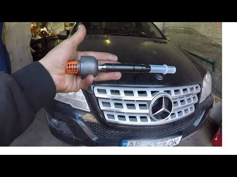 Замена ламп рулевых тяг.Мерседес.ML 350.164.